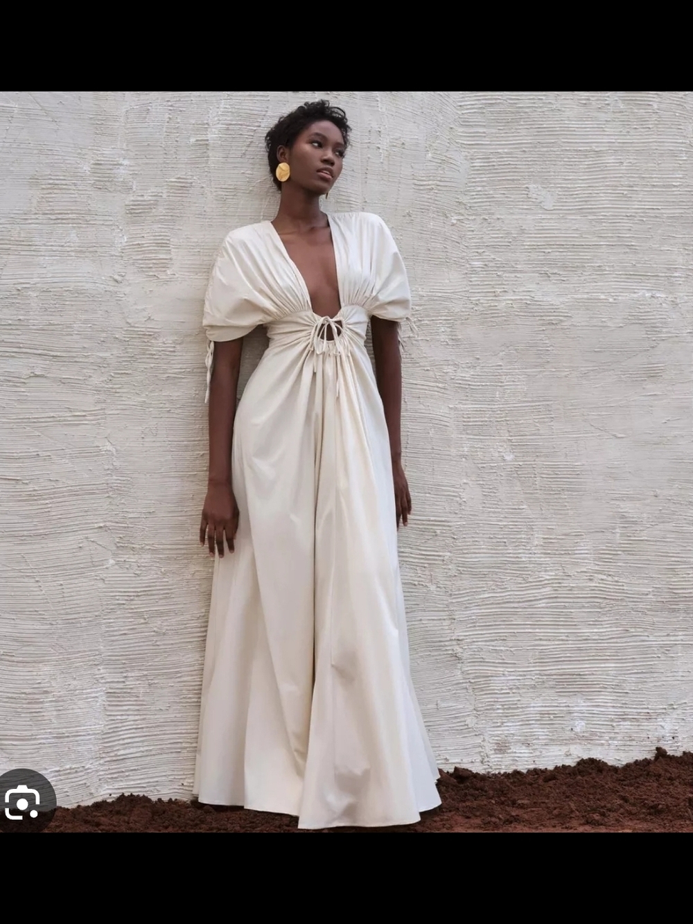 Andrea IyamahXena Dress Color: Vanilla